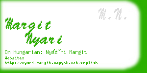 margit nyari business card